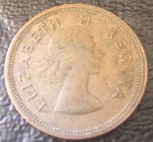 1/4 PENNY (FARTHING) 1955 REPUBLIC OF SOUTH AFRICA COIN - C1634