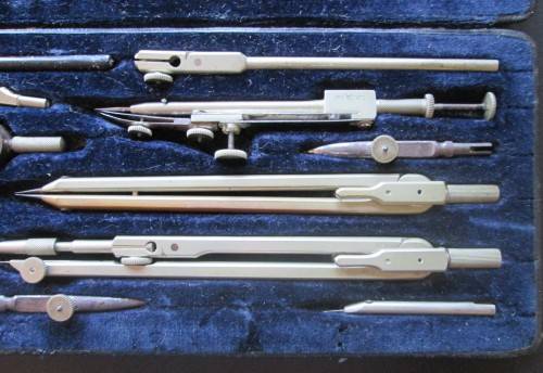 1920`s E.O. RICHTER & CO PRACISION D.P. DRAWING / DRAFTING SET