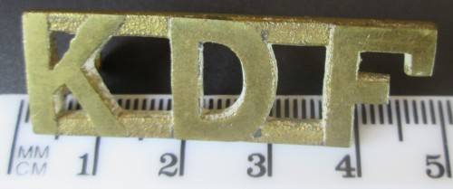 KENYA DEFENCE FORCE SHOULDER TITLE - RAK172