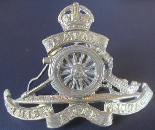 UNIQUE 1902-1903 NATAL FIELD ARTILLERY BADGE - RAK372