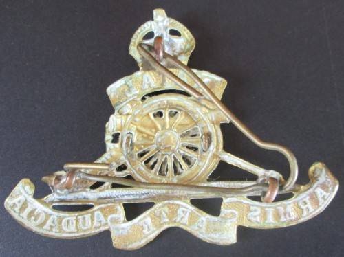 UNIQUE 1902-1903 NATAL FIELD ARTILLERY BADGE - RAK372