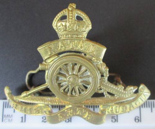 UNIQUE 1902-1903 NATAL FIELD ARTILLERY BADGE - RAK372