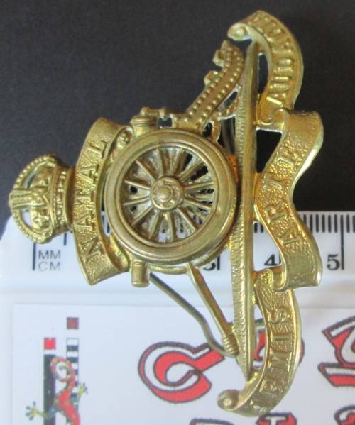 UNIQUE 1902-1903 NATAL FIELD ARTILLERY BADGE - RAK372