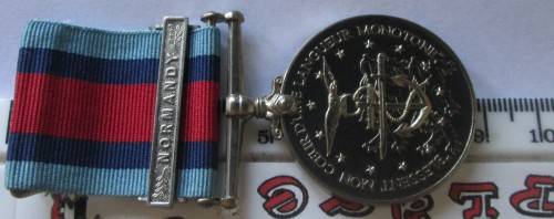 WWII NORMANDY 1944 MEDAL No 10189 - RAK482