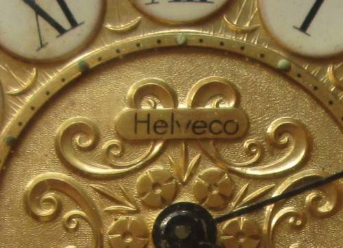 HELVECO SWISS No 10 685ABRONZE CLOCK - RAKW/7