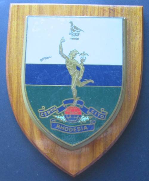 RHODESIA SIGNAL CORPS CERTA/CITO PLAQUE - RAKM/115