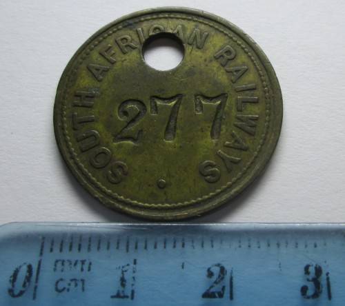 SOUTH AFRICAN RAILWAYS TOKEN No 277 - RAK201