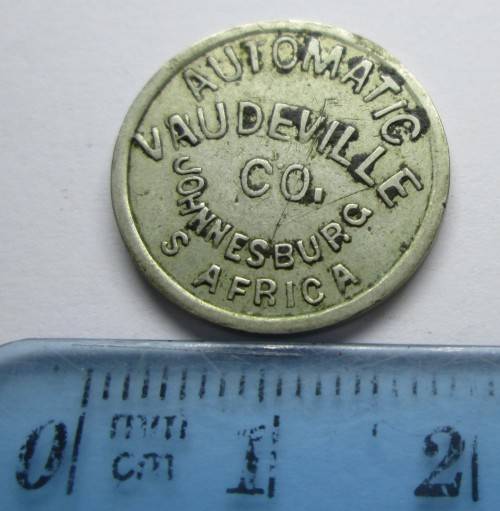 AUTOMATIC VAUDEVILLE Co. JOHANNESBURG TOKEN - RAK427