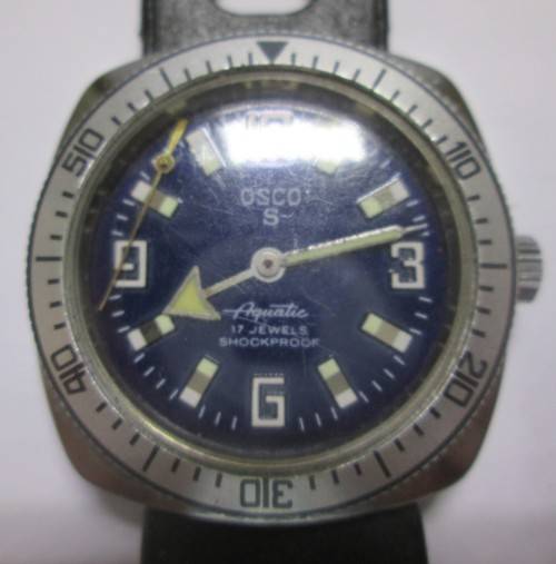OSCO S 17 JEWELS AQUATIC WATCH - RAKW/2