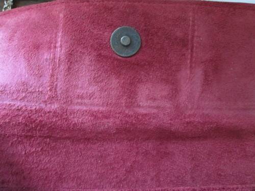 CROCODILE LEATHER SKIN RED HANDBAG - RAKA/2
