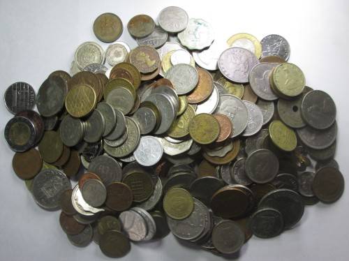 WORLD COINS SCRATCH BOX COINS (2 KILOS) - RAKC/200