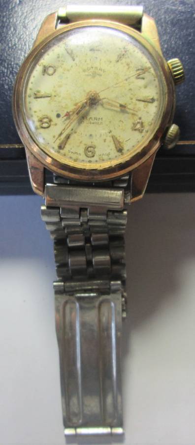 ROTARY ALARM 17 JEWELS SWISS MADE No 9353 - RAKW/18