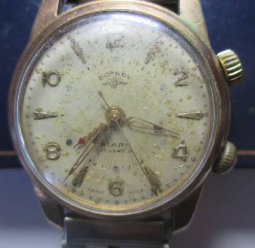 ROTARY ALARM 17 JEWELS SWISS MADE No 9353 - RAKW/18