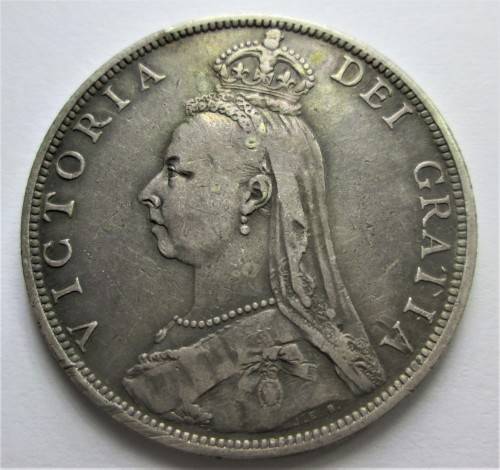 DOUBLE 1889 GREAT BRITAIN *SILVER* COIN - RAKC/245