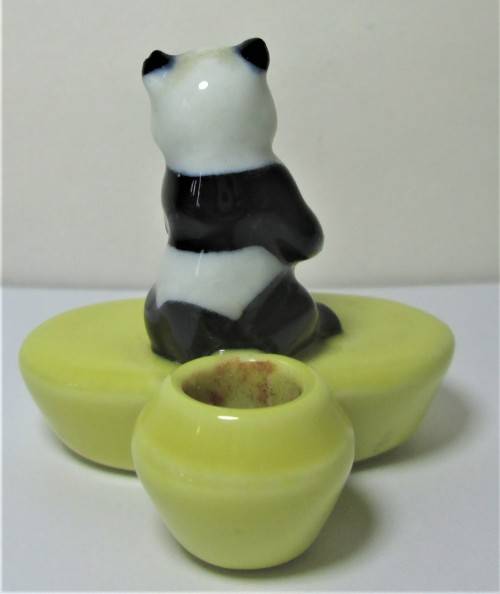 GIANT PANDA WADE ZOO LIGHTS CANDLEHOLDERS FIRST WHIMSIES 1957 - 1962 - NW/29