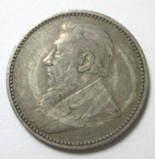 6 PENCE 1896 ZAR *SILVER* COIN - RAKC/106