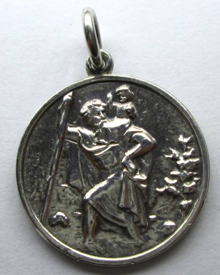 SAINT CHRISTOPHER *SILVER* PENDANT 2 gram - F/80