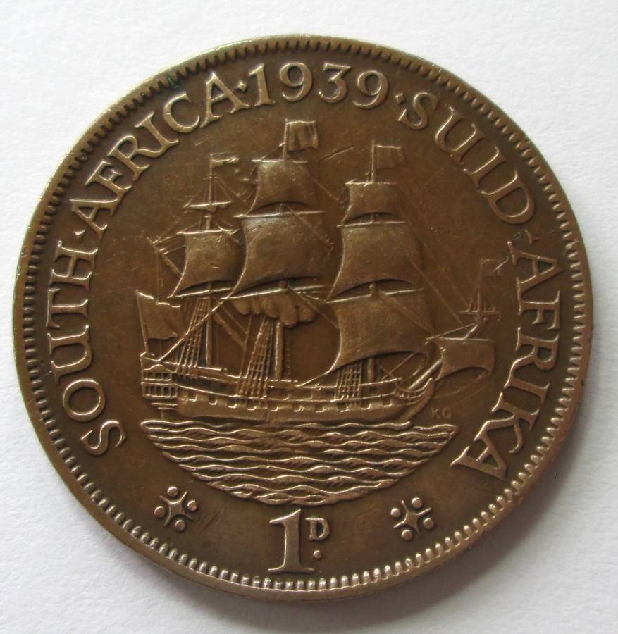 1939 Union of South Africa 1 Penny
