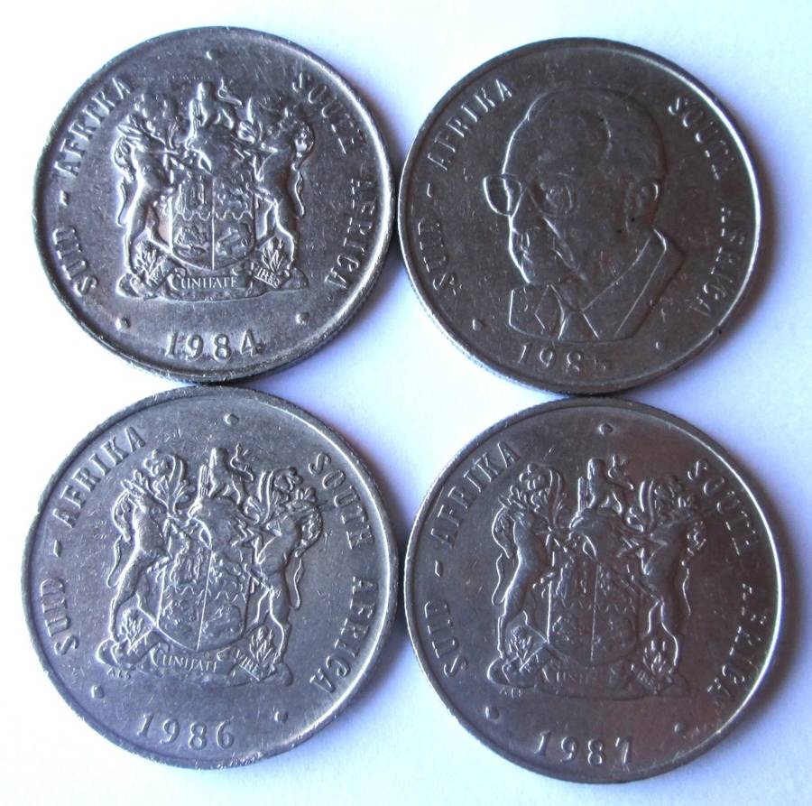 1980 - 1990 Republic of South Africa One Rand