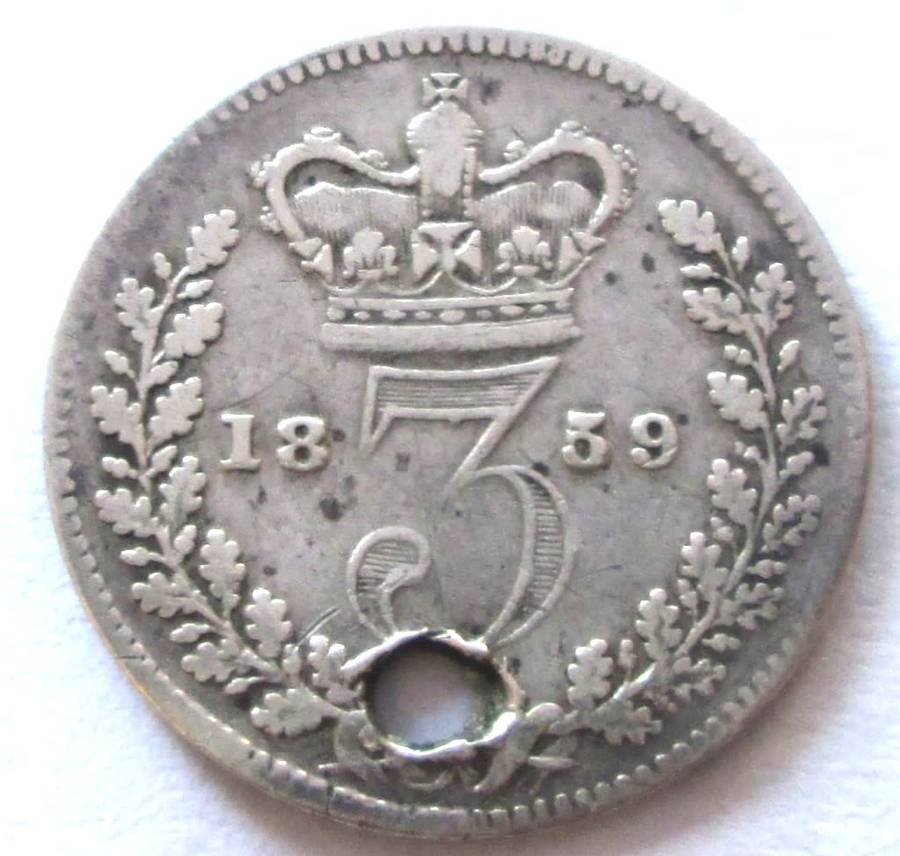 1859 Great Britain 3 Pence