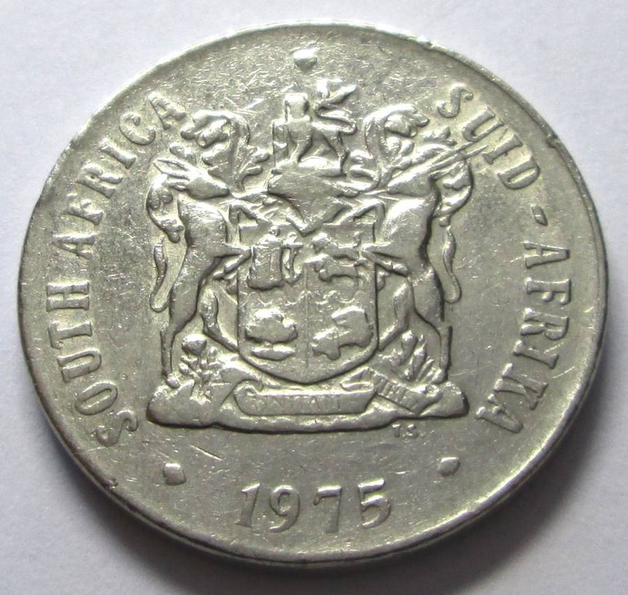 1975 Republic of South Africa 50 Cents