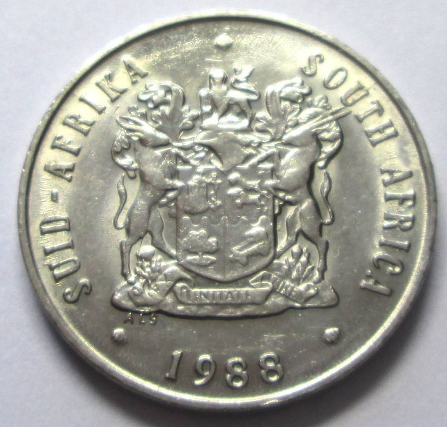 1988 Republic of South Africa 20 Cents