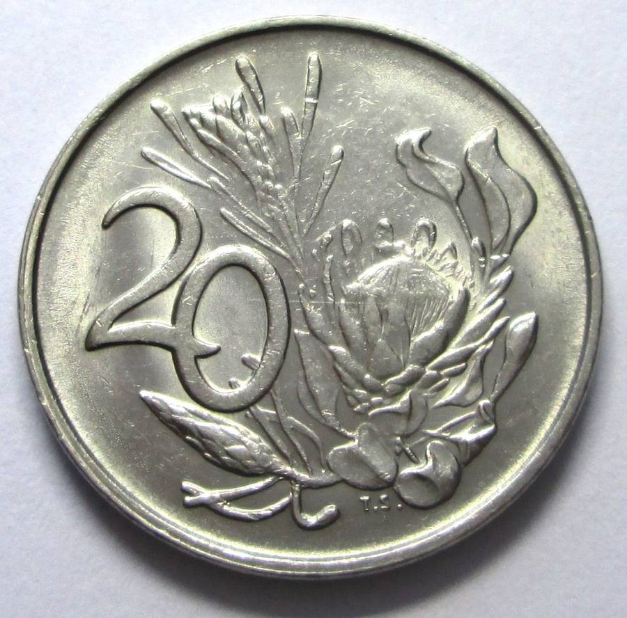 1988 Republic of South Africa 20 Cents