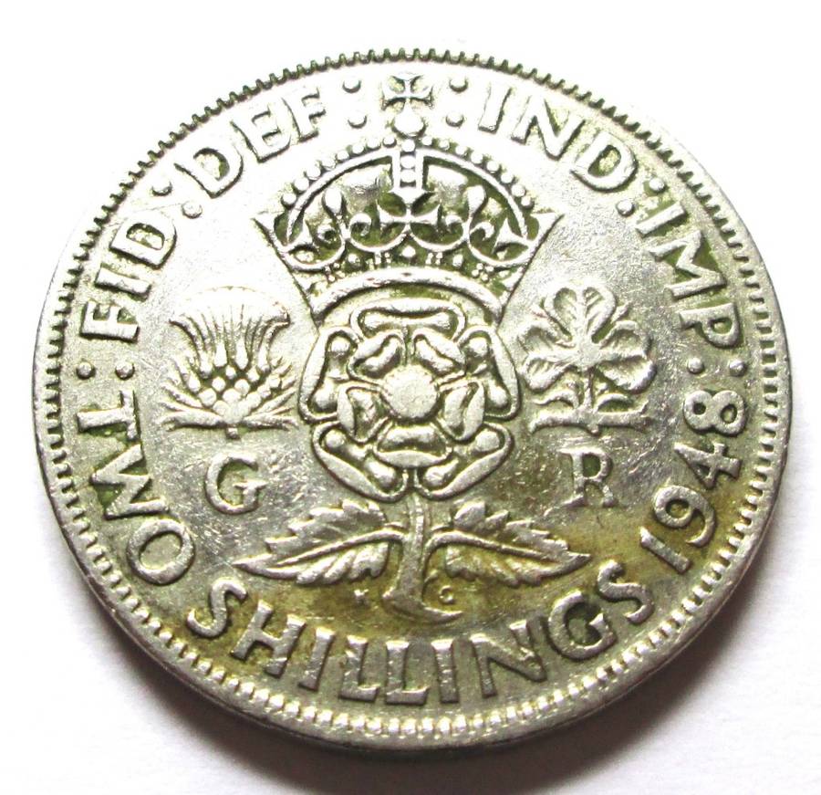 1948 Great Britain 2 Shillings