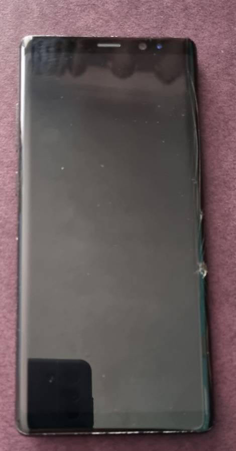 Samsung Note 8 repair or parts - NB PHONE WORKS, NEEDS NEW SCREEN