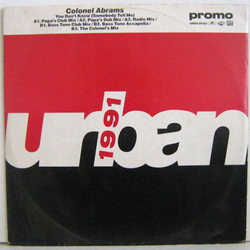 VINYL - COLONEL ABRAMS - YOU DONT KNOW 12" * BARGAIN BIN LP's *