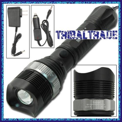 1200 LUMENS RECHARGEABLE CREE (LED) TORCH KIT.