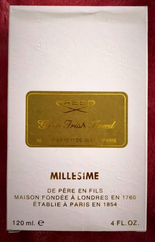 Bargain!! Creed Millisime Green Irish Tweed ~120ml