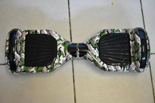 GREY CAMOUFLAGE COLOR HOVERBOARD WITH BLUETOOTH & LED LIGHTS WITH OR WITHOUT HANDLE