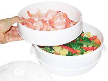 Handy Gourmet 2 Tier Microwave Steamer