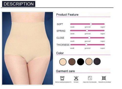 Padded Underwear Seamless High Waist Buttock Enhancer Body Shaping Underwear