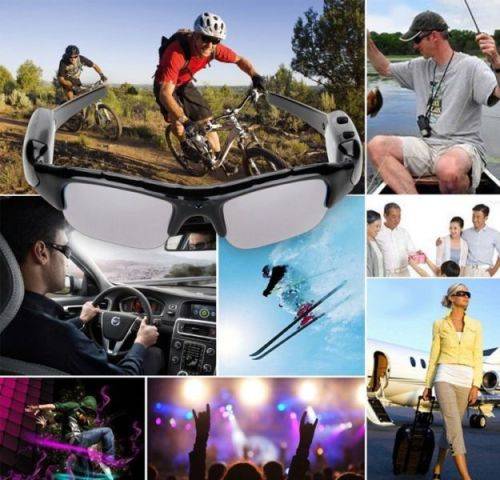 SPY CAMERA GLASSES HD SUNGLASSES VIDEO DV RECORDER CAMCORDER DVR EYEWEAR