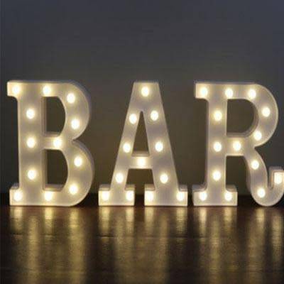 ALPHABET LETTER LED LIGHT