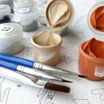 PAINTING BY NUMBERS--SUNFLOWER