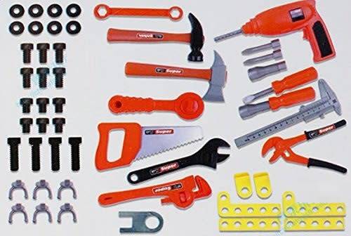 CHILDRENS WORK BENCH PLAY TOOL SHOP DIY BUILDER CONSTRUCTION TOY DRILL KIT SET