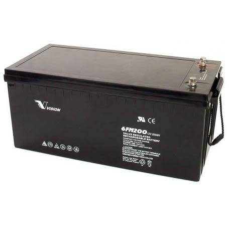Solar Batteries-12V 200AH GEL Battery | 6FM200Z-X eXtra Heavy Duty/ 6FM150