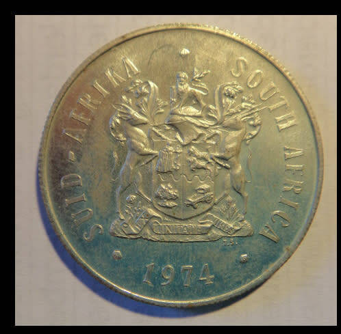 Crazy R1 Start! RSA 80% SILVER RAND (UNC R1) of 1974 (SA Coinage 1923-1973)