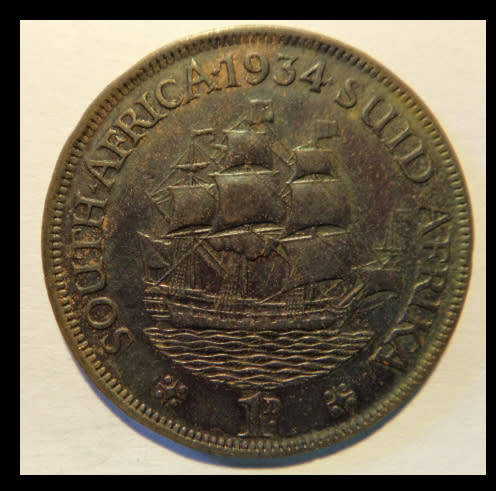 Crazy R1 Start! Union of South Africa, Penny of 1934