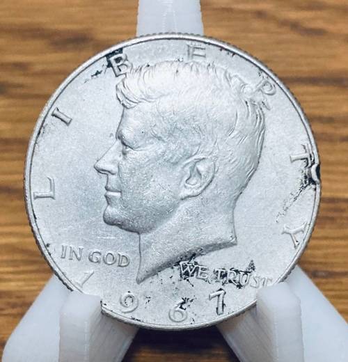 1967 UNITED STATES KENNEDY HALF SILVER DOLLER