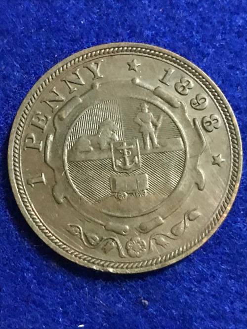 1898  1 PENNY ZAR