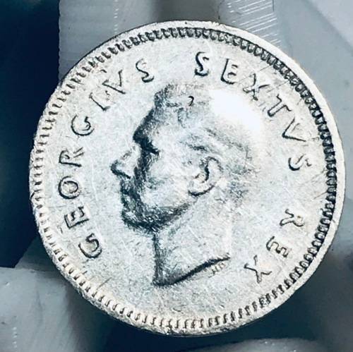 1948 THREEPENCE UNION COIN