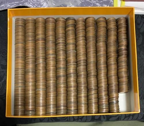 QUARTER PENNIES UNION SA (1550 COINS) MIX DATES