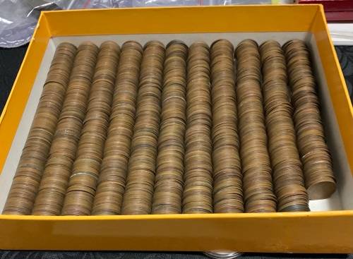 QUARTER PENNIES UNION SA (1550 COINS) MIX DATES