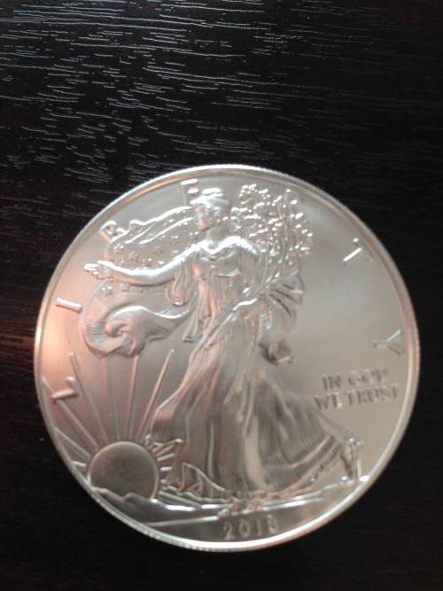 2018   AMERICAN EAGLE   TYPE ONE  1oz...999.9%....PURE SOLID SILVER.....