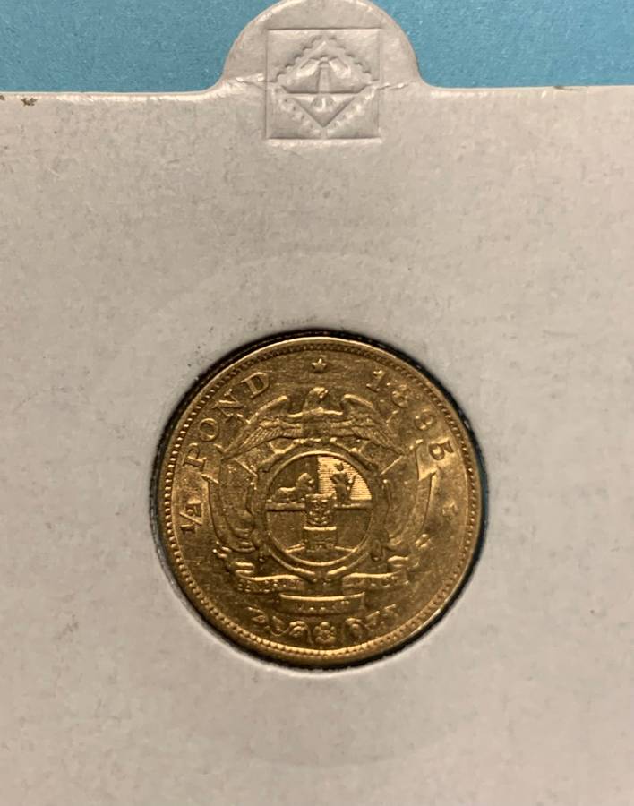 1895      PAUL KRUGER    PRE-WAR        GOLD HALF POND