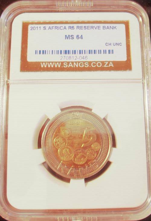 ((  CRAZY R1  )).....2011..90years..reserve..bank..ANNIVERSARY...MS64....MINTSTATE